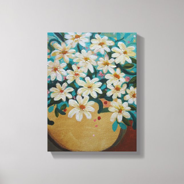 Blume Leinwanddruck (Vorderseite)