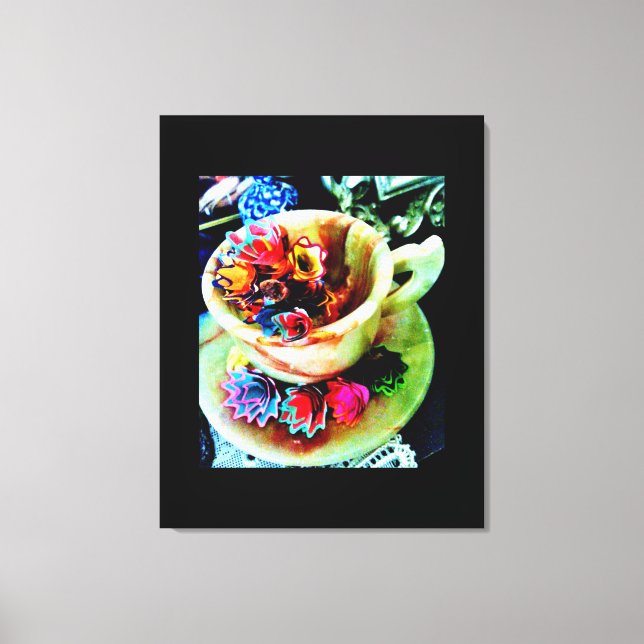 Blume Leinwanddruck (Vorderseite)