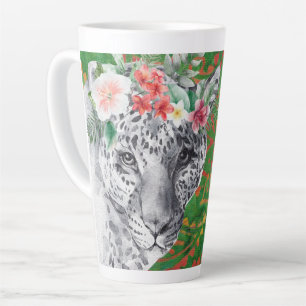 Blume Leopard Jungle Batik Milchtasse