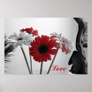Blume, Liebe Poster