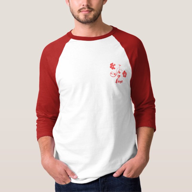 Blume Liebe T-Shirt (Vorderseite)