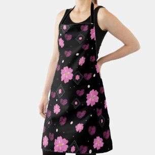 Blume Liebe Valentine Pattern Kissen Schürze