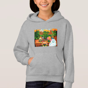 Blume liebt Katze, Louis Wain Hoodie