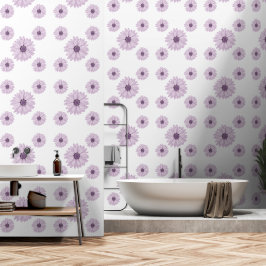 Blume Lila Wasserfarbe Tapete