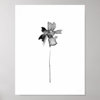 Blume Lithographie Poster
