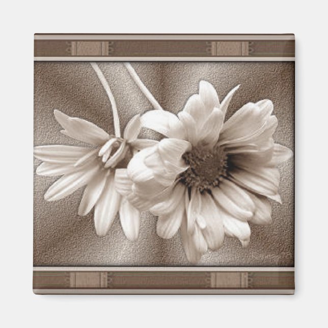 Blume Locker Magnet Kühlschrankmagnet (Vorne)