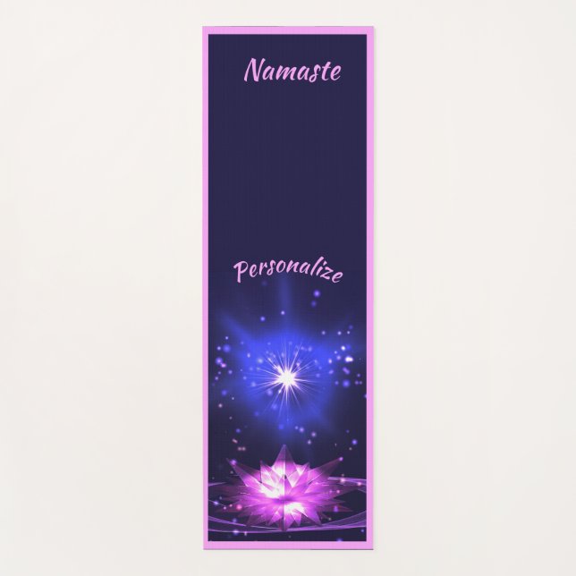 Blume Lotus Estival Jazz Yogamatte (Vorderseite)
