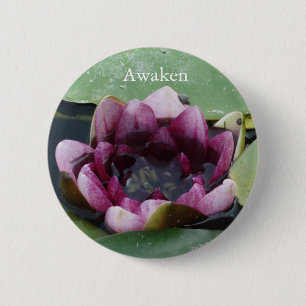 Blume Lotus Foto Abzeichen Button