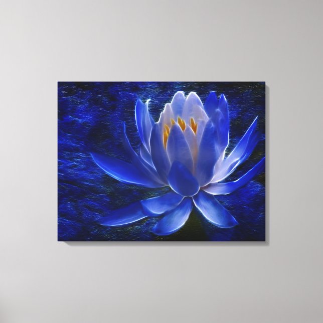 Blume Lotus und ihre Bedeutung Leinwanddruck (Vorderseite)