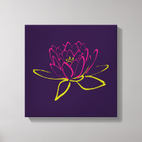 Blume Lotus/Wasserlilie Illustration