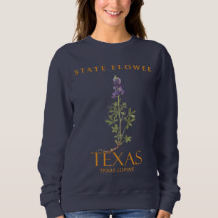 Blume Lupinus texensis Sweatshirt