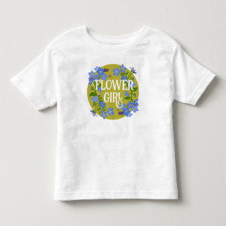 Blume Mädchen Kleinkind Hochzeit Blumen Vergessen T-shirt