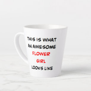 Blume Mädchen, phantastisch Milchtasse