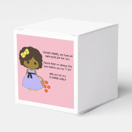 Blume Mädchen Vorschlag Geschenkboxen - Brünett Geschenkschachtel