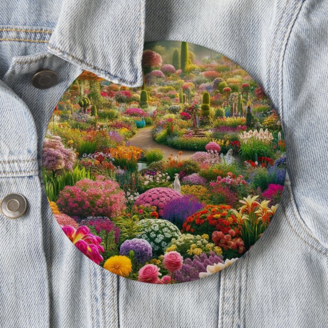 Blume Magic - ein Farbparadies Button (Beispiel)