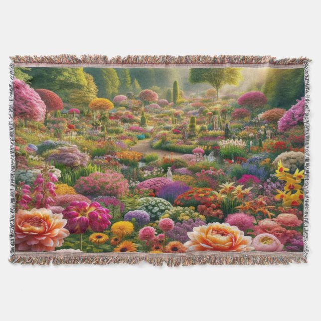 Blume Magic - ein Farbparadies Decke (Vorderseite)