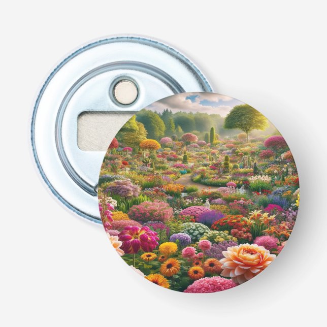 Blume Magic - ein Farbparadies Flaschenöffner (Vorderseite)