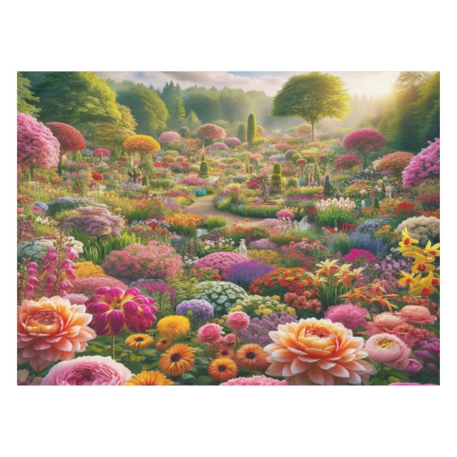 Blume Magic - ein Farbparadies Tischdecke (Vorderseite (Horizontal))