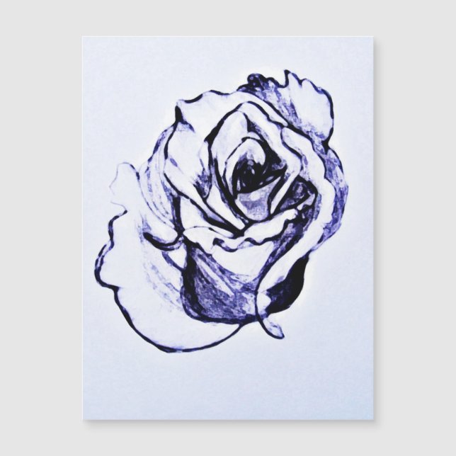 Blume Magnetkarte (Vorderseite)