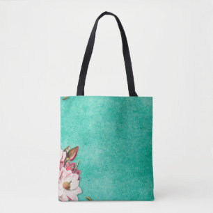 Blume Magnolienpapier Vintag alt Tasche