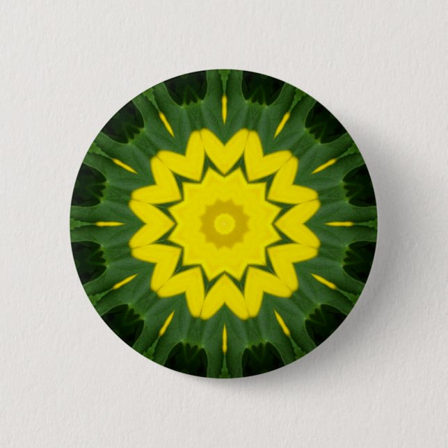 Blume Mandala 06 Button (Vorderseite)
