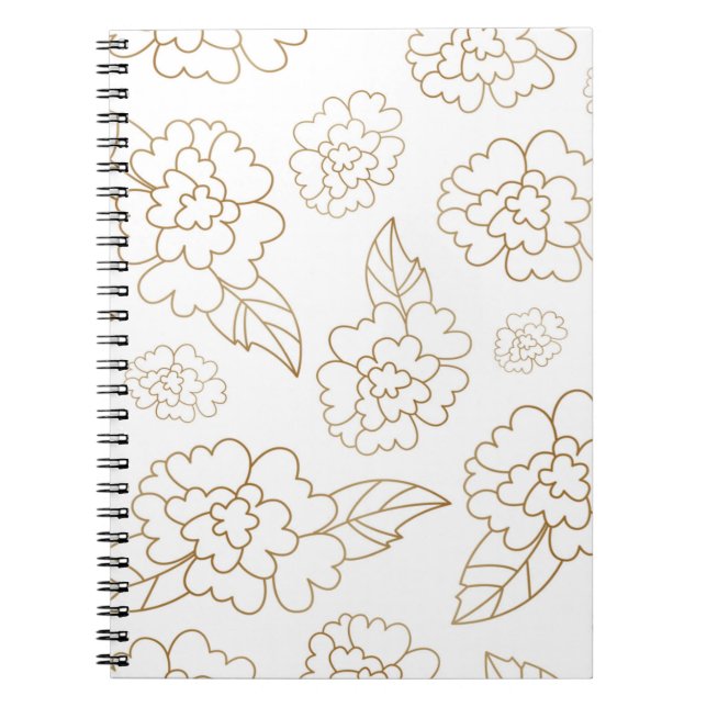 Blume Mandala 2 Notizblock (Vorderseite)