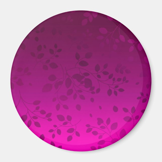 Blume Mandala 7 Magnet (Vorne)