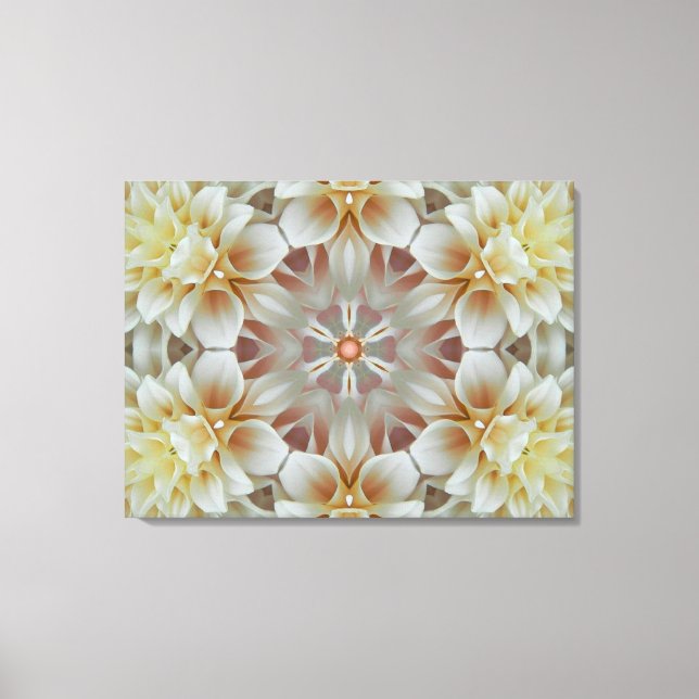 Blume Mandala of Light Leinwanddruck (Vorderseite)