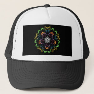 Blume Mandala Truckerkappe