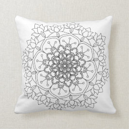 Blume Mandalase. Vintage Dekoelemente. Orie Kissen