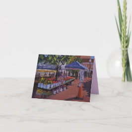 Blume Market Arful Note Card Dankeskarte