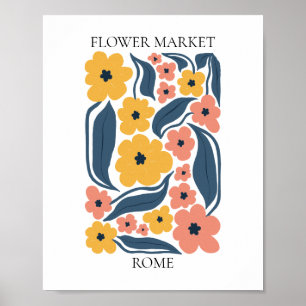 Blume Market Editable Rom Poster