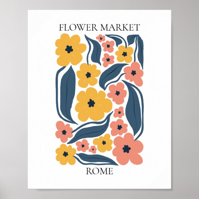 Blume Market Editable Rom Poster (Vorne)