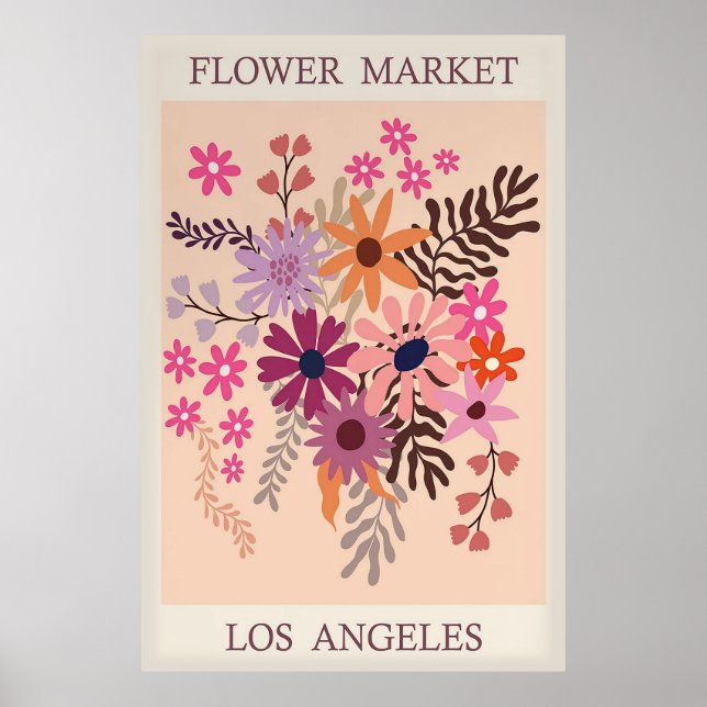 Blume Market Los Angeles Poster (Vorne)