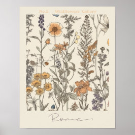 Blume Market Rome Nr. 3 Botanical Poster
