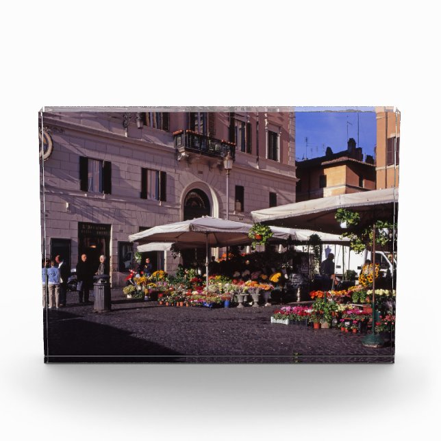 Blume-Markt Rom Fotoblock (Vorderseite)