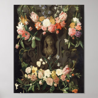 Blume Mary Sacred Art Poster
