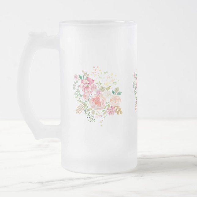 Blume Mattglas Bierglas (Links)