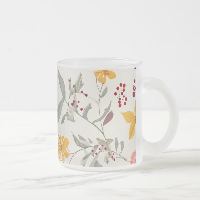 Blume Mattierte Tasse (Rechts)