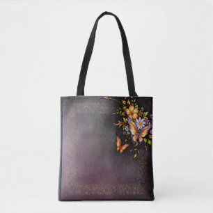 Blume Mehrdruck-Tasche, Mittel Tasche
