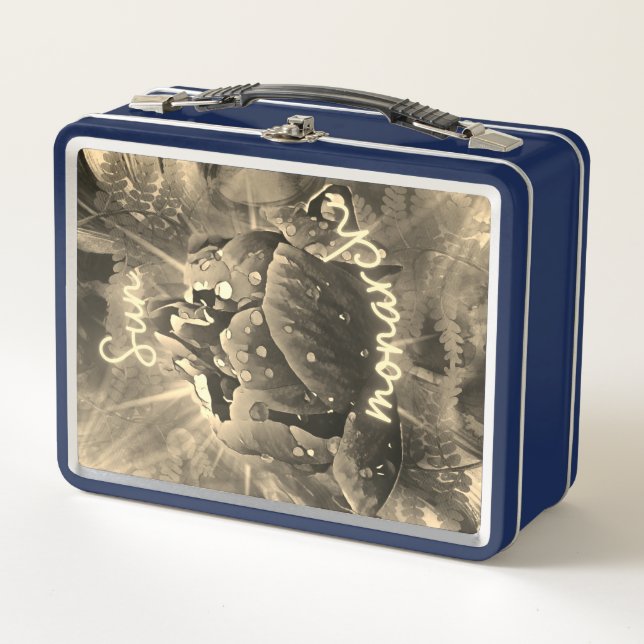 Blume Metall Brotdose (Vorderseite)