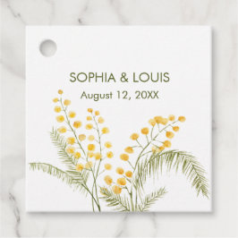 Blume Mimosa Geschenkanhänger