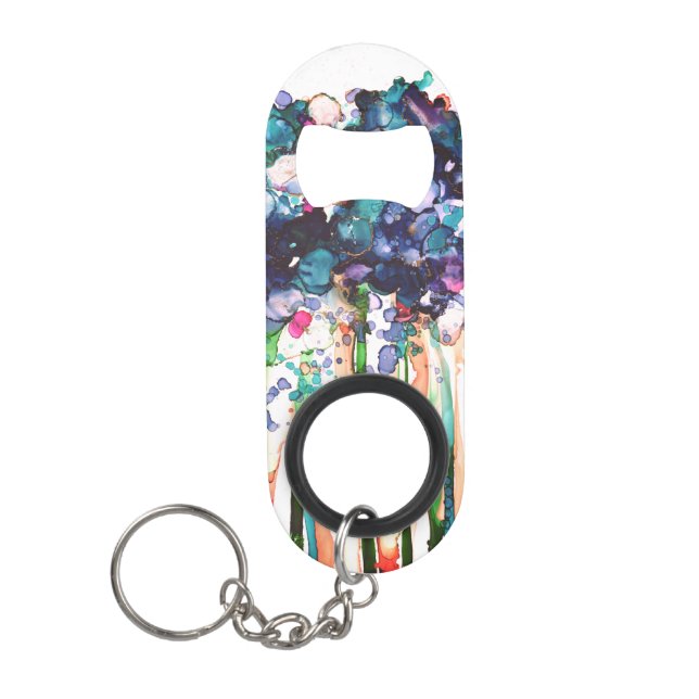 Blume Mini Flaschenöffner (Vorderseite)