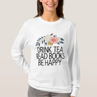 Blume mit Blumenkohl trinken Tee lesen Bücher sind