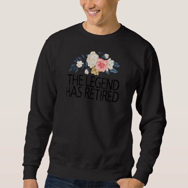Blume mit Blumenmuster Niedliche Liebe Die Legende Sweatshirt (Vorderseite)