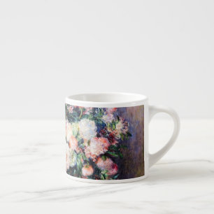 Blume mit Blumenmuster Rosa Blattfarbe Espressotasse