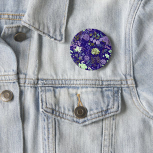 Blume mit eleganter und faszinierender Atmosphäre Button