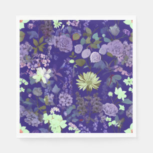 Blume mit eleganter und geheimnisvoller Atmosphäre Serviette