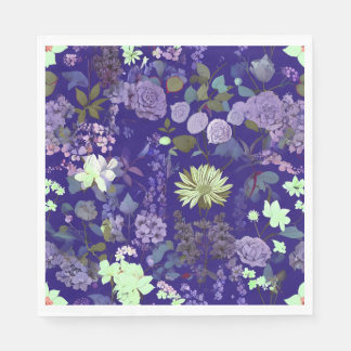 Blume mit eleganter und geheimnisvoller Atmosphäre Serviette