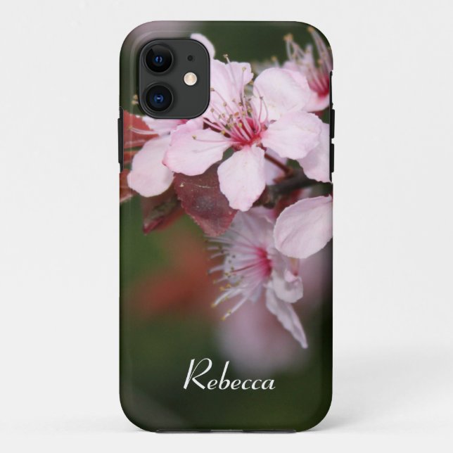 Blume mit Federlicht rosa Pollen Case-Mate iPhone Hülle (Rückseite)